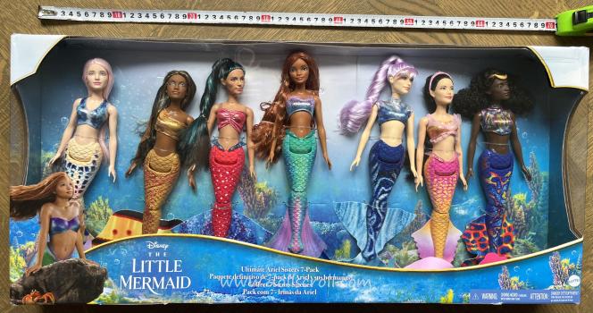 Mattel - The Little Mermaid - Ultimate Ariel Sisters 7-Pack: Caspia, Indira, Perla, Ariel, Karina, Mala, Tamika - кукла